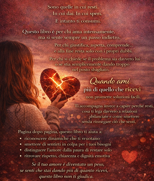 Quando ami più di quello che ricevi: Capire perché dai troppo e ricevi poco nelle relazioni che ti consumano